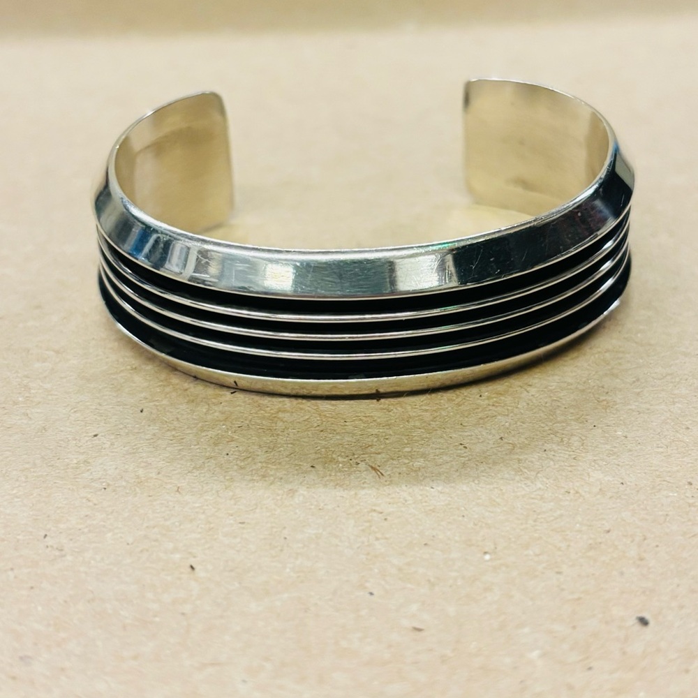 Tom Hawk Silver Cuff Bracelet - image 2